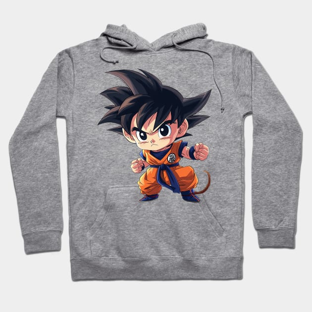 kid goku Hoodie by pokermoment